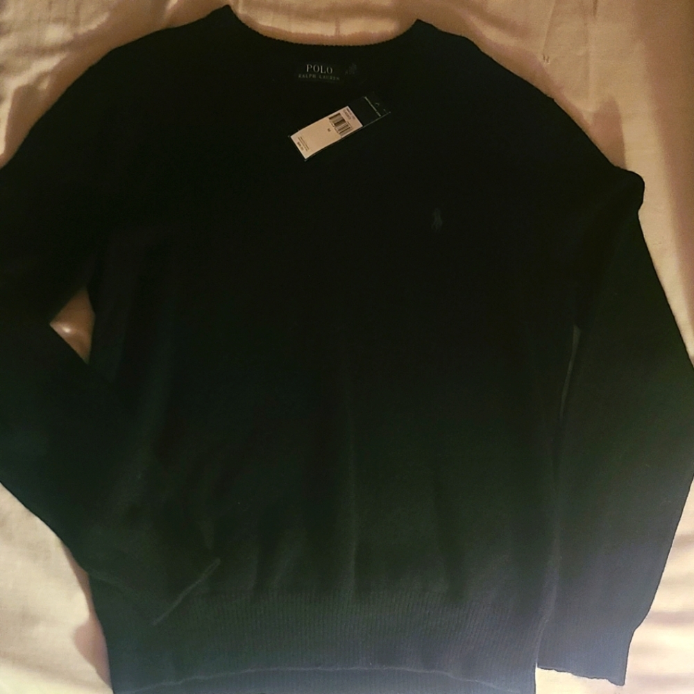 Black Sweater (M) by Ralph Lauren